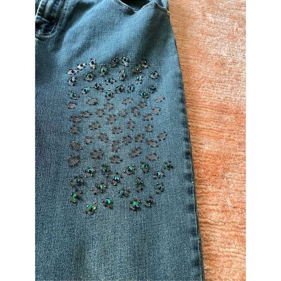 CJ JEANS strech women's jeans sequins - Picture 2 of 7